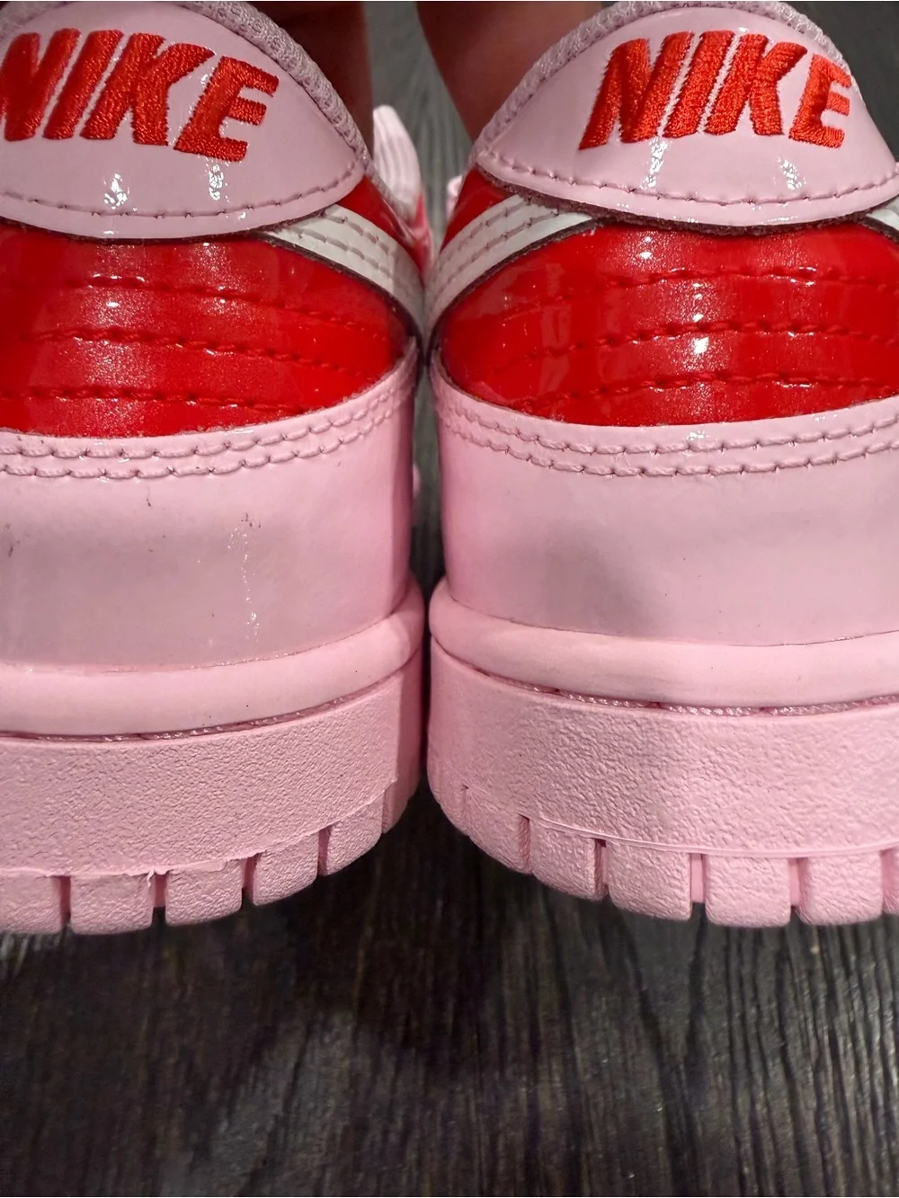 Kid's Nike Dunk Low BP Pink Foam/Summit White size 5.5Y